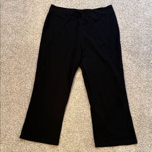 NWT Moda International Black Wide-Leg Pants size XL